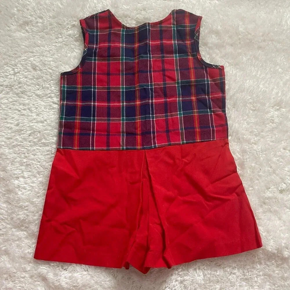 Sears Other - Children: Girls plaid romper/skort, Sears brand 6 - Vintage